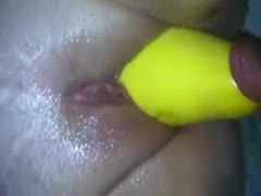 I love to fuck my wife s deliciously wet twat with different objects